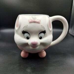 HTF New Disney Store Exclusive Aristocats Marie 3D Figural Footed Mug 3735